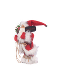 SSDLR3910 15''Inch Standing Santa Claus Christmas Decoration