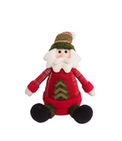 SSDLR3113/1 Sitting Santa Claus Doll Ornament Home Christmas Decorations