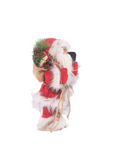 SSDLR3910 15''Inch Standing Santa Claus Christmas Decoration