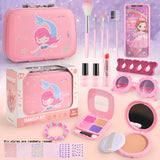 Wholesale kids simulation makeup pretend play toys kids make up toys set for girl cosmetic mermaid box