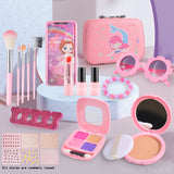 Wholesale kids simulation makeup pretend play toys kids make up toys set for girl cosmetic mermaid box