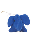 RGJ136/3 5''Inch Blue Elephant Hanging Ornament