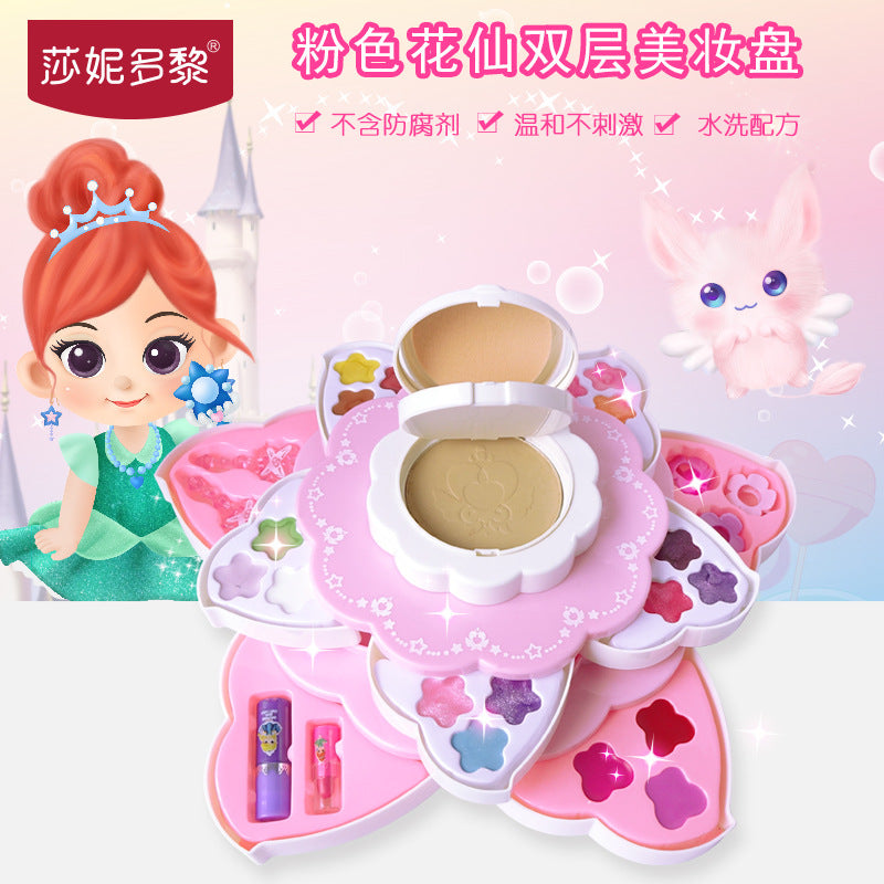 Fashion Girls Beauty Kid Pretend Play make up toy Kids Makeup Sets For Girl 8 years