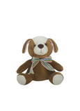 RBJ1811/1 Brown Sitting Plush Dog Toy