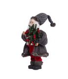 SSDLR6012 Santa Claus With Holding a Gift Bag Christmas Decoration Doll Toys