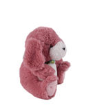 RBJ2212/3 Pink Sitting Plush Dog Toy