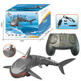 Electric RC Shark Pool Toys Fish Boat Toy Kids Rechargeable Remote Control Shark swimming summer Toys