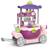 Girls Pretend Play Set Vanity Table Toy Mirror and Beauty 6in1 small toy make up beauty salon girl set toy for kids