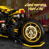 New design 1:5 1981pcs 2077 Cyberpunk - Harley motorcycle building block toys for adults or kids