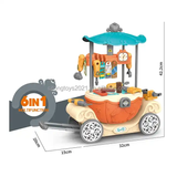 Workbench Mini Pretend Play set 6 in 1 Trolley Case Medical Cart Tool Play Set Toys Novel Lovely Suitable For Children