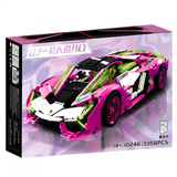 1:8 2258pcs lamborghinis Terzo Millennio building Super Racing Car toy for kid gift