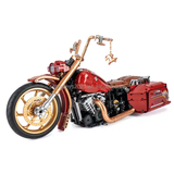 Rome Retro Harley Motorcycle 2111PCS compatible Technical Classic Motorcycle 1:5 Building Blocks Bricks For Kids