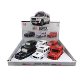 Alloy Diecast Model Cars Toys 1:64 Custom Inertia Pull Back Hotwheels Vehicles Toys Acrylic Box Unisex ABS Small Plastic Toy Car