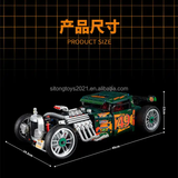 New design 1:8 2618pcs classic cars Technic Sports Car for Boys Adults plastic blocks building toys