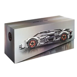 1:8 3358pcs DJ silver gray Lamborghinier Assembly Bricks Toys Kids Christmas Gift for Adults or kids