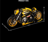 New design 1:5 1981pcs 2077 Cyberpunk - Harley motorcycle building block toys for adults or kids