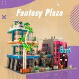 3140pcs new design fantasy plaza garden kitchen library building block toys as Christmas gift