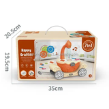 Kids Pretend Play Projector Drawing Table Board Set Toys lay set 7 in 1 With projection board free switch Trolley Case Toy