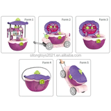 Girls Pretend Play Set Vanity Table Toy Mirror and Beauty 6in1 small toy make up beauty salon girl set toy for kids