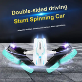 High speed racing remote control 360 rotation twisted crawler rc double sided stunt car with light and music