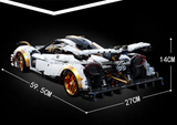 1:8 3428PCS Platinum Pagani Technic Sports Car for Boys Adults model technic building blocks toys