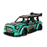 2023 hot sell 1:10 2421pcs Hot Selling Building Block Car Super Racing mini car Toys