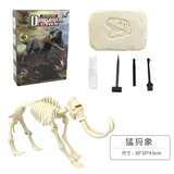 2021 popular mammoth toy Diy Dig And Discover Fossils Mining Kit / Real Fossil Excavation Kit Toy For Sell