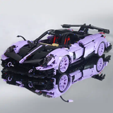 1:8 3428PCS Dark Purple Pagani Technic Sports Car for Boys Adults frod car building blocks toy set building blocks toys