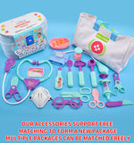 Doctor Kit for Kids, Kids Doctor Playset, Doctor Kit for Toddlers 3-5 Play Doctor Set for Kids Doctor Kit with Stethoscope Doctor Toys for Kids Pretend Play for Boys Girls 3 4 5 6 +