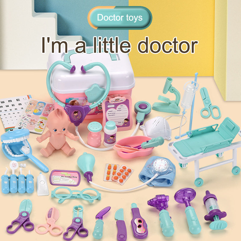 STEAM Life Doctor Kit for Kids, 56Pcs Kids Doctor Playset, Doctor Kit for  Toddlers 3-5 Play Doctor Set for Kids Doctor Kit with Stethoscope Doctor  Toys for Kids Pretend Play for Boys