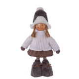 RNH4213-2 Standing Plush Girl Decorations