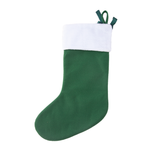 SWZ4720-2 Green Santa Plush Stocking