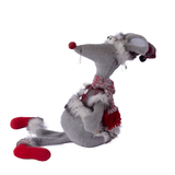 RLS7117-1 Sitting Plush Mouse Doll