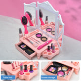 ST2110 Children's simulation lighting cosmetic table girl beauty cosmetics toys