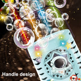 Bubble Machine, Automatic Space Rocket Bubble Machine Maker for Toddlers Kidsr Minute Bubbles, Gifts Toys for Girls Boys 2 3 4 5 6 Years Old Christmas Birthday Party