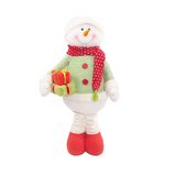 SXR83462 Christmas Snowman Santa Snowman Fabric Standing Decorations