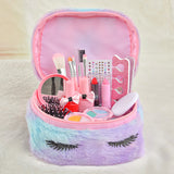 2023 new design kids makeup kit sets cosmetics pretend play kids makeup kit set toys for girls 8 years color bag box 2207