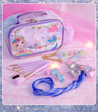 New Design Children Pretend Play Cosmetic mermaid Girls Makeup Toy for Kids Bag pretend play makeup set 2104Z/2104Y