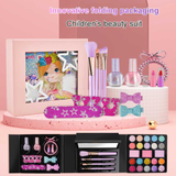 2023 book shape pretend play kids makeup kit for girls kids makeup sets for girls make up kit girls toys 2104N