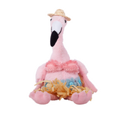 PHLN4016-2 Pink Sitting Flamingo Decoration Toys