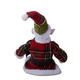 RJL4010 Christmas Sitting Elf Decoration Doll