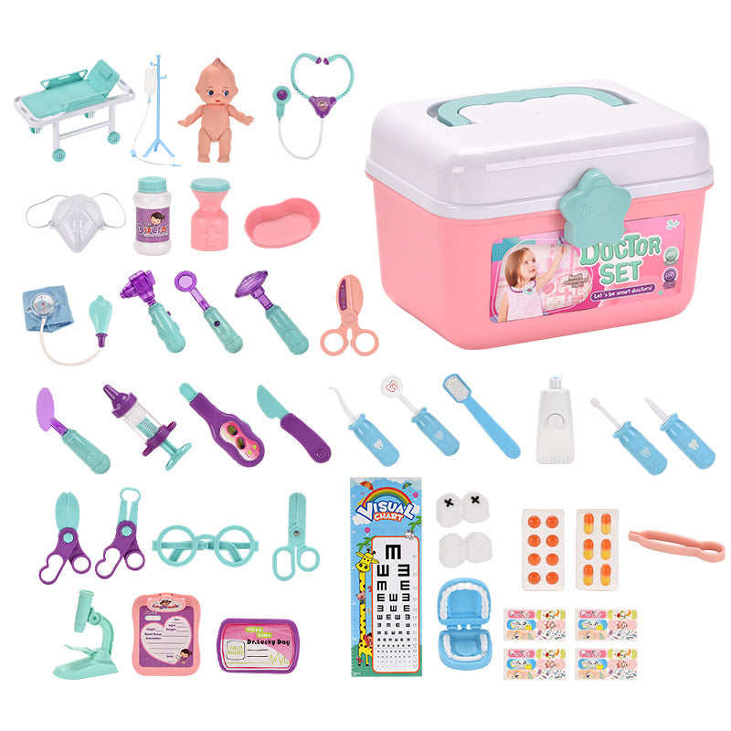 STEAM Life Doctor Kit for Kids, 56Pcs Kids Doctor Playset, Doctor